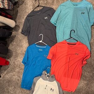 Under Armour Kids' T-Shirt Set - Teal, Coral, Charcoal